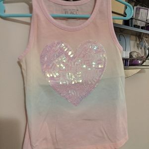 Toddler girl 3T rainbow tank